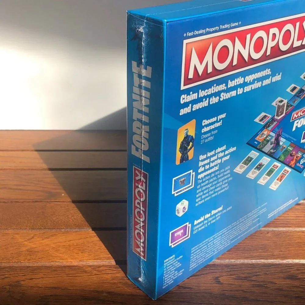 Monopoly FortNite Edition Board Game Hasbro Gaming NEW Sealed